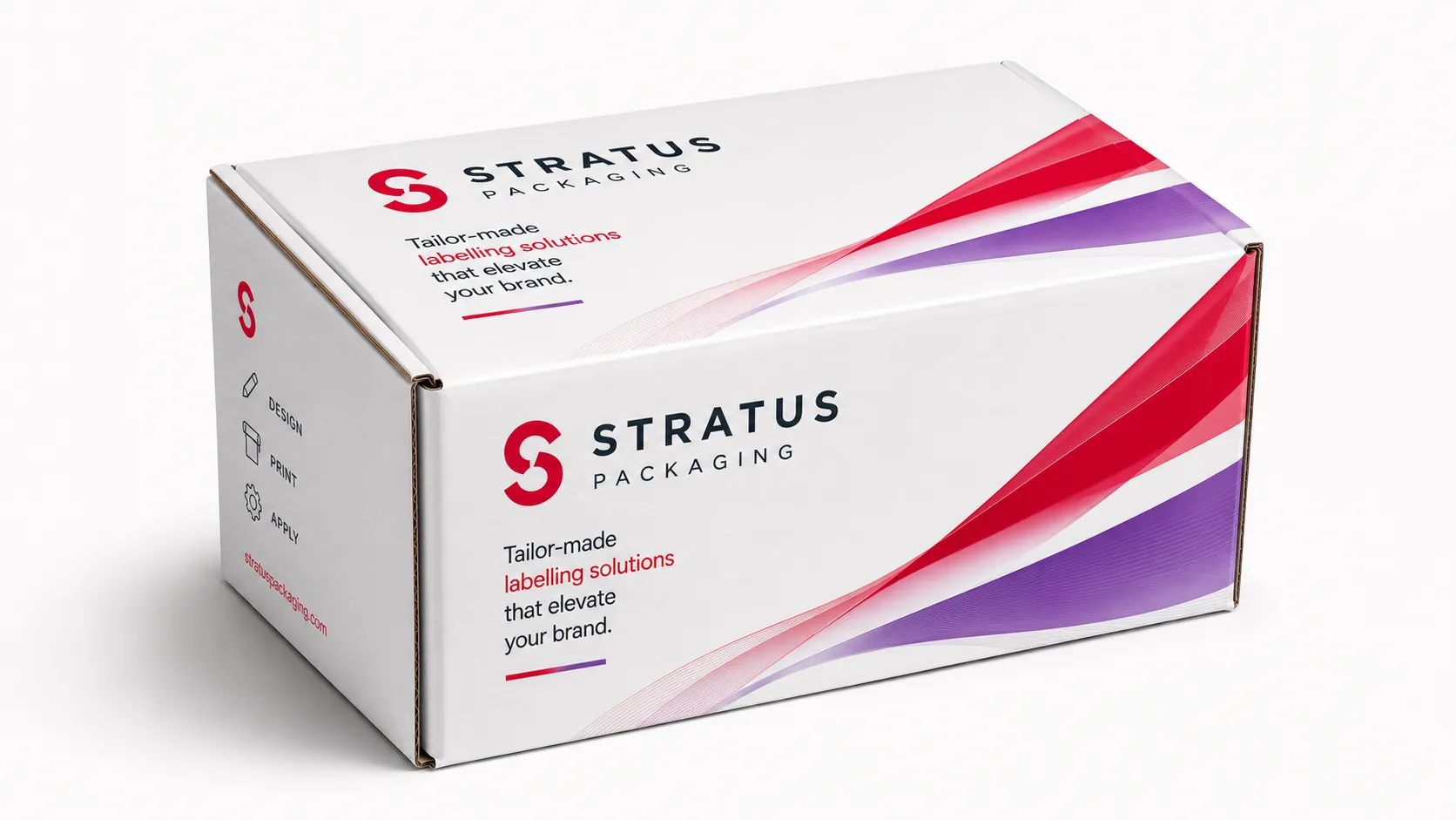 Visuel d'emballage sleeve thermorétractable Stratus